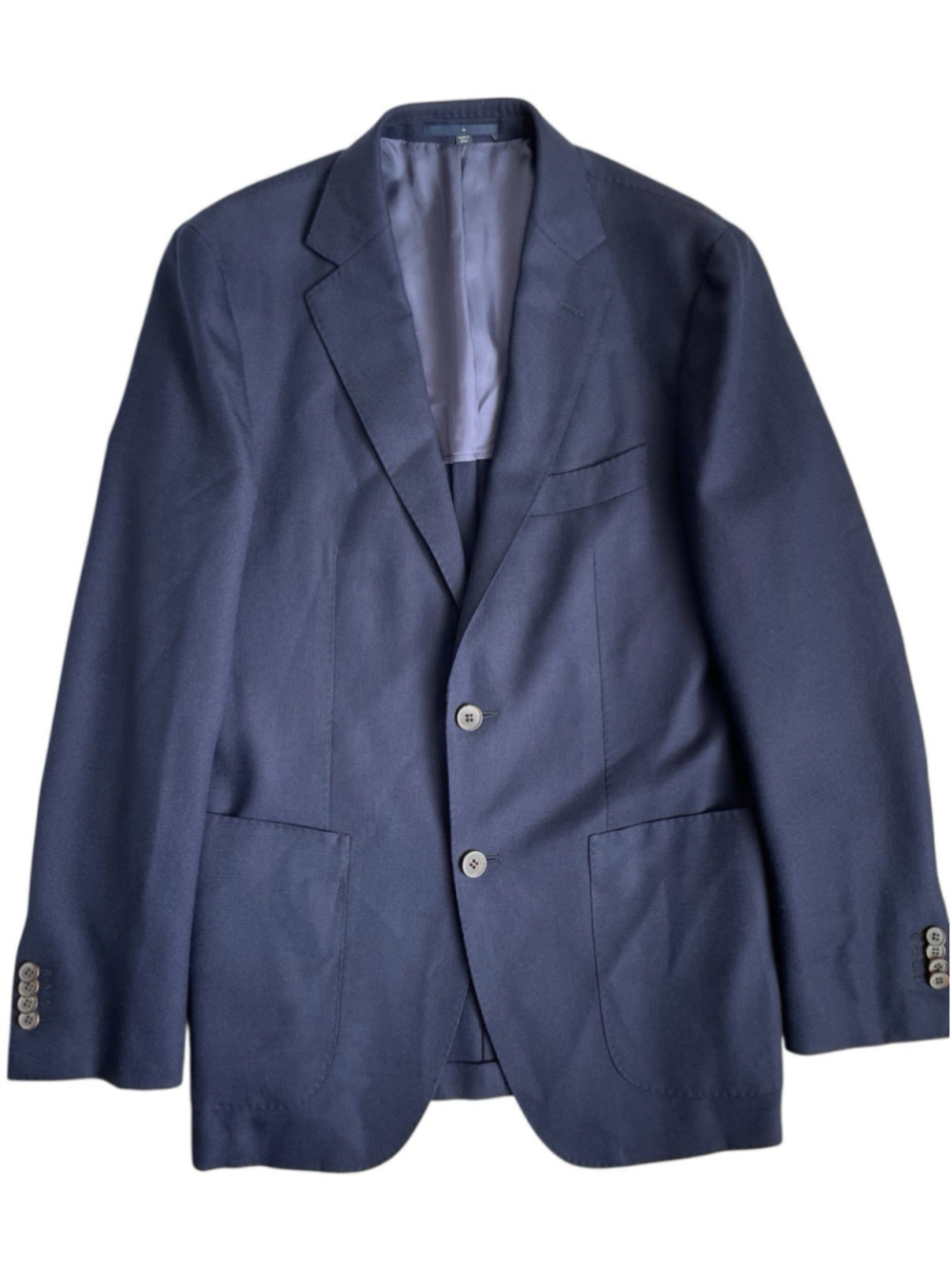 Suitsupply Havana Unlined Slim Blazer Mens 40 Patch Pocket Wool Unstructured